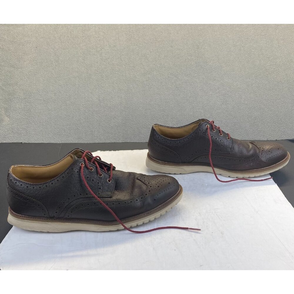 FootJoy Brown Club Casuals Wing Tip Leather Golf Mens Shoes Size 11M 79057